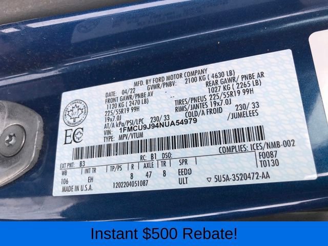 Used 2022 Ford Escape Titanium image 25