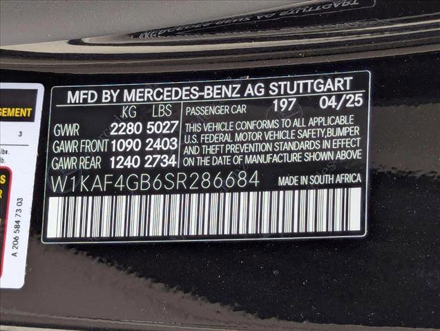 New 2025 Mercedes-Benz C 300 Sedan image 18