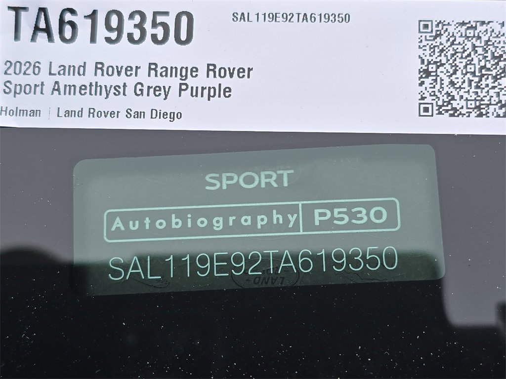 New 2026 Land Rover Range Rover Sport Autobiography image 37