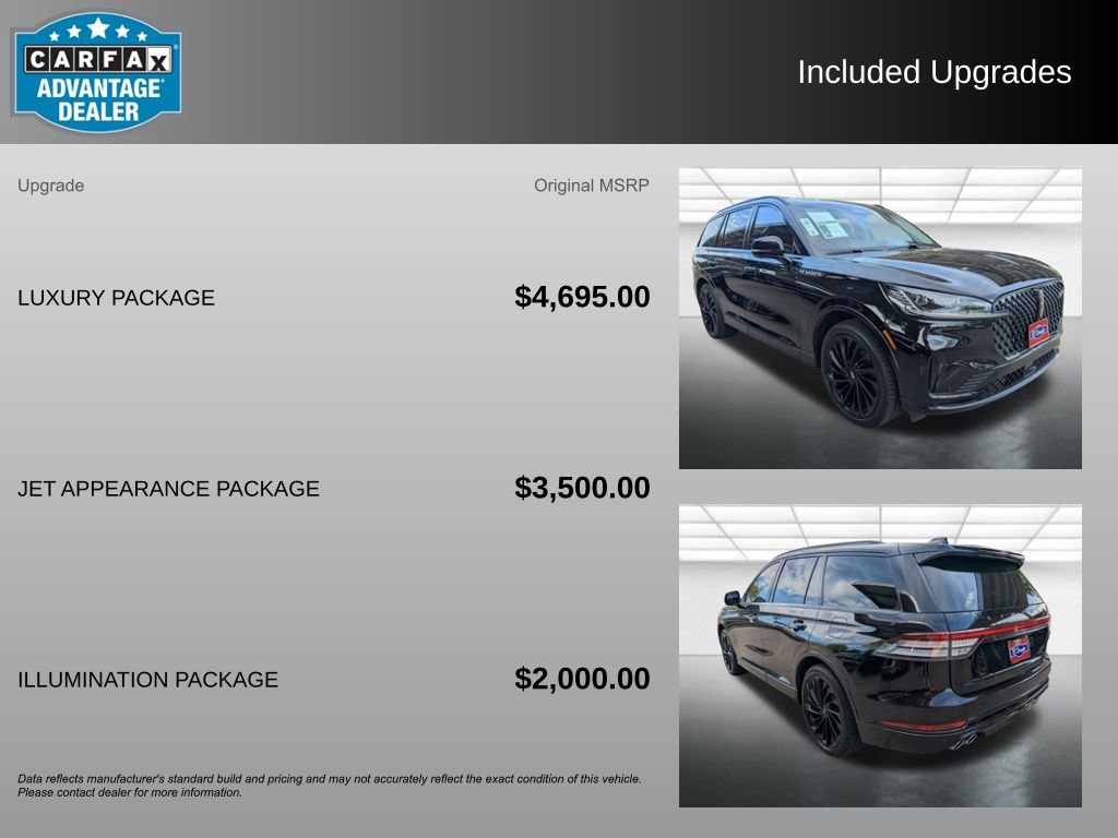 Used 2025 Lincoln Aviator Reserve w/ Luxury Package RWD image 3