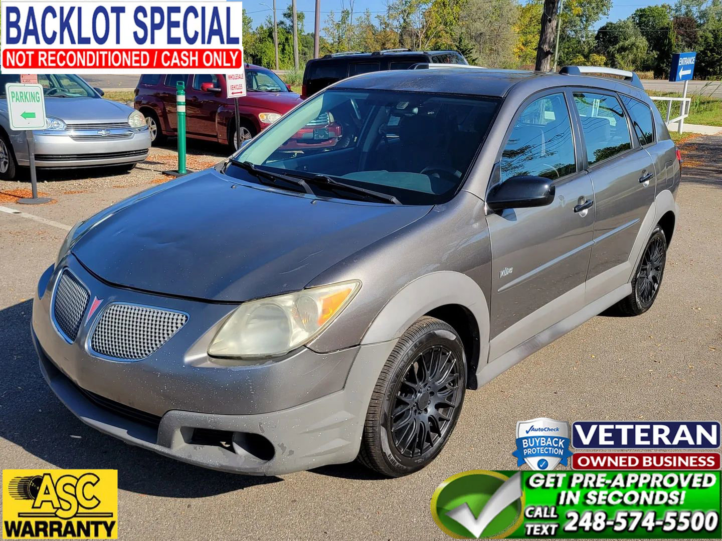 Used 2005 Pontiac Vibe w/ Power Group Value Package