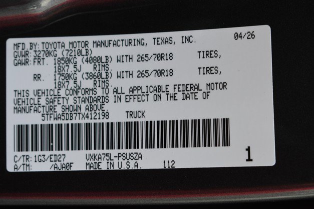 New 2026 Toyota Tundra Limited AWD/4WD image 15