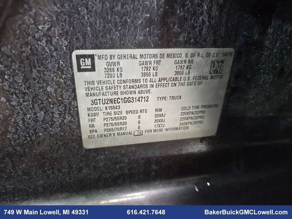 Used 2016 GMC Sierra 1500 SLT w/ All-Terrain Package image 35