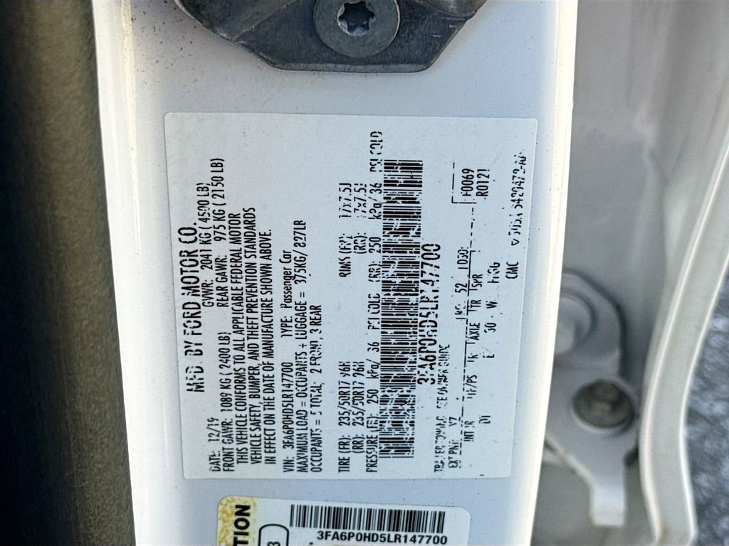 Used 2020 Ford Fusion SE image 34