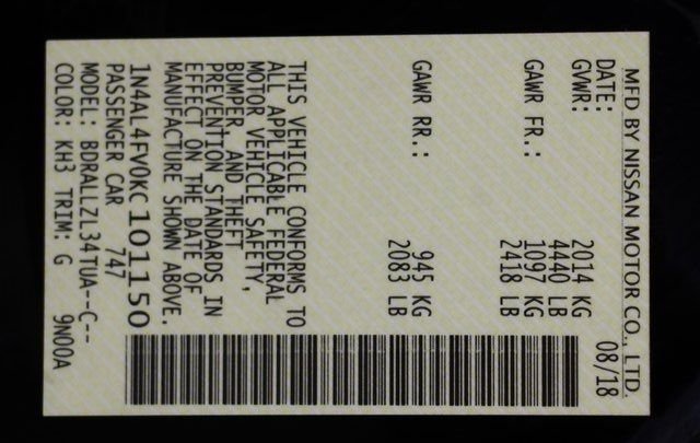 Used 2019 Nissan Altima 2.0 Edition One image 14