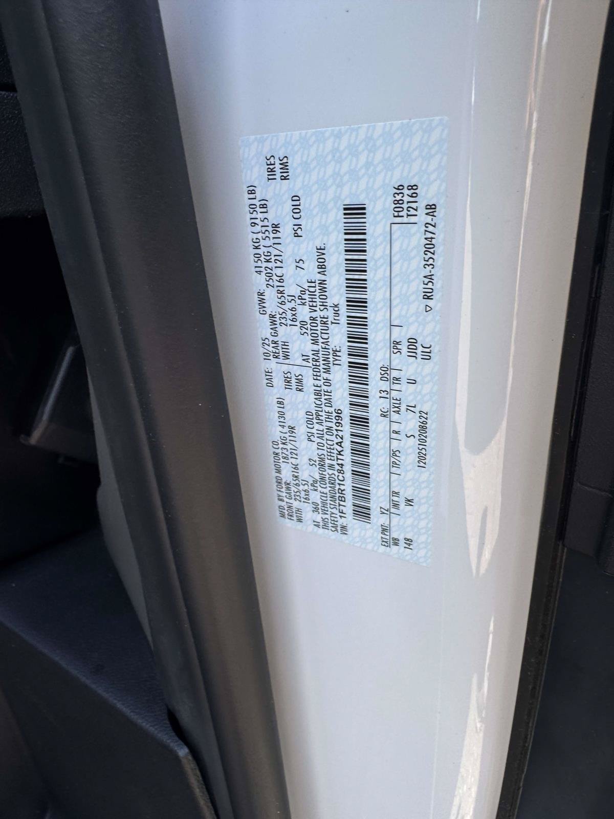 New 2026 Ford Transit 250 148 Medium Roof RWD image 17