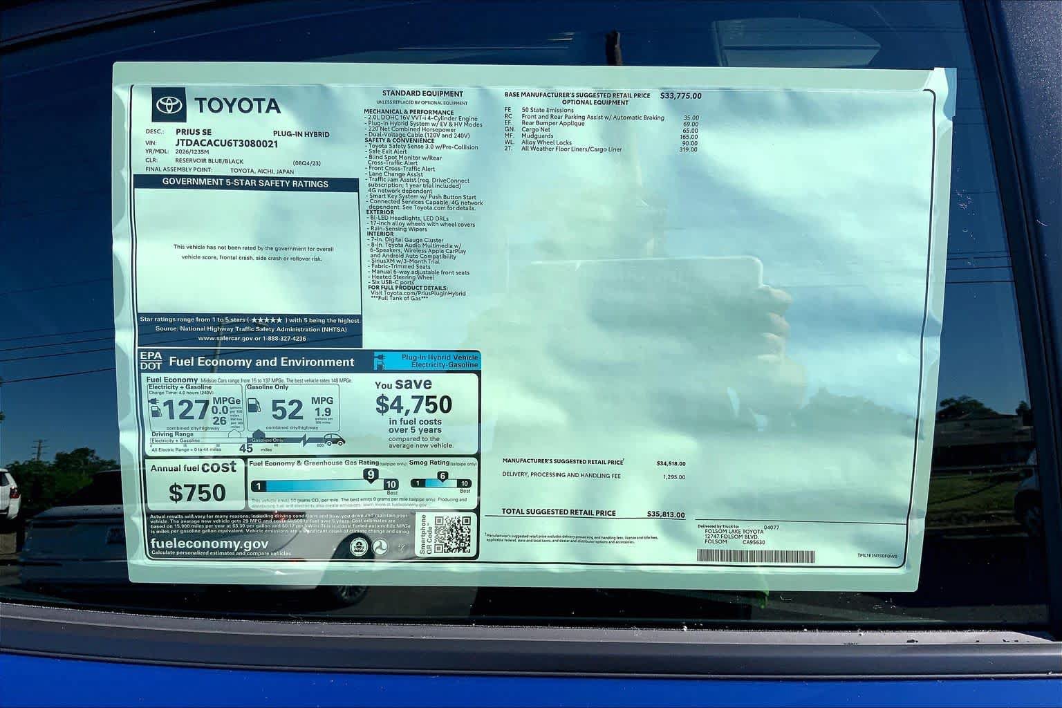 New 2026 Toyota Prius Plug-In Hybrid FWD image 21