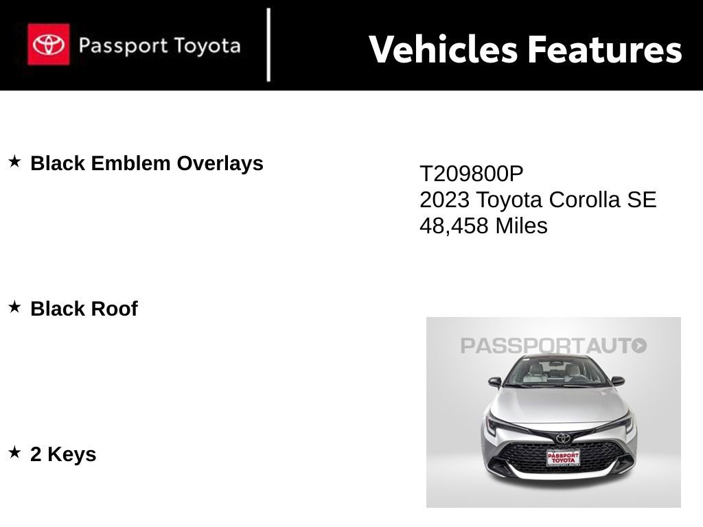 Used 2023 Toyota Corolla SE image 10