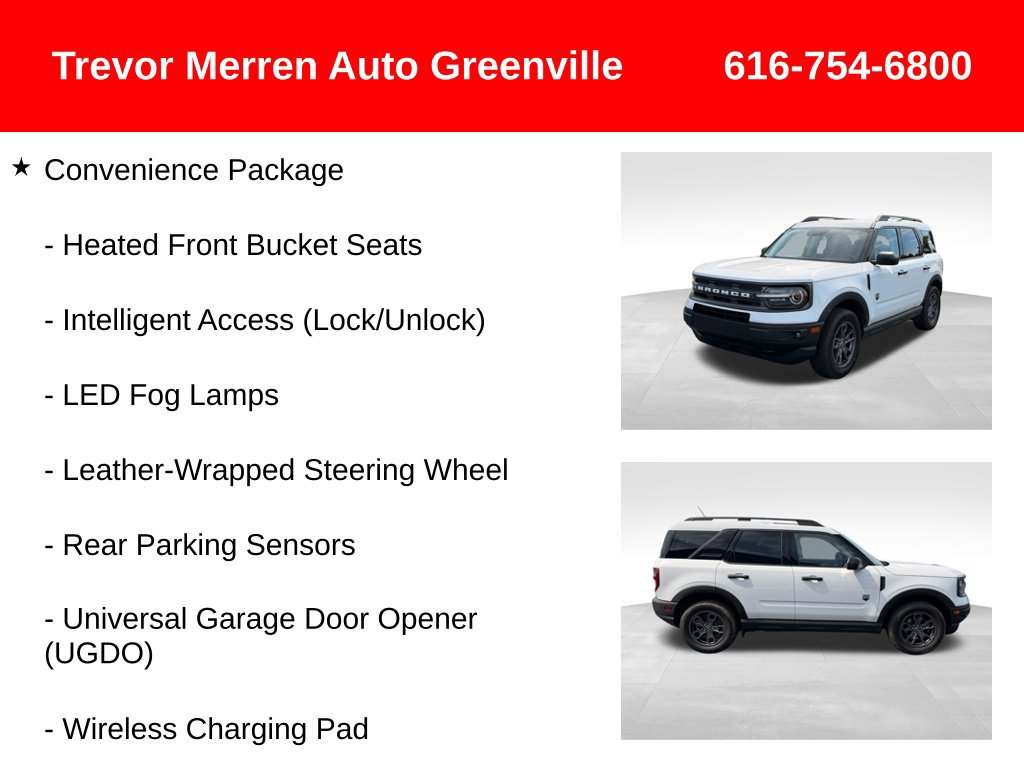 Used 2022 Ford Bronco Sport Big Bend w/ Convenience Package AWD/4WD image 20