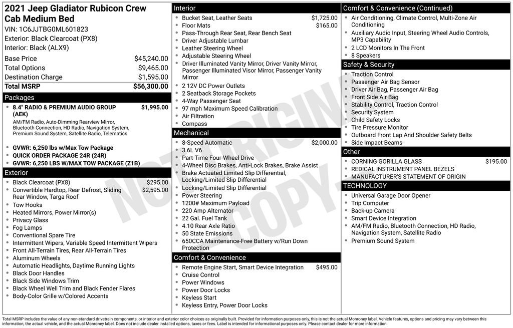 Certified 2021 Jeep Gladiator Rubicon image 5