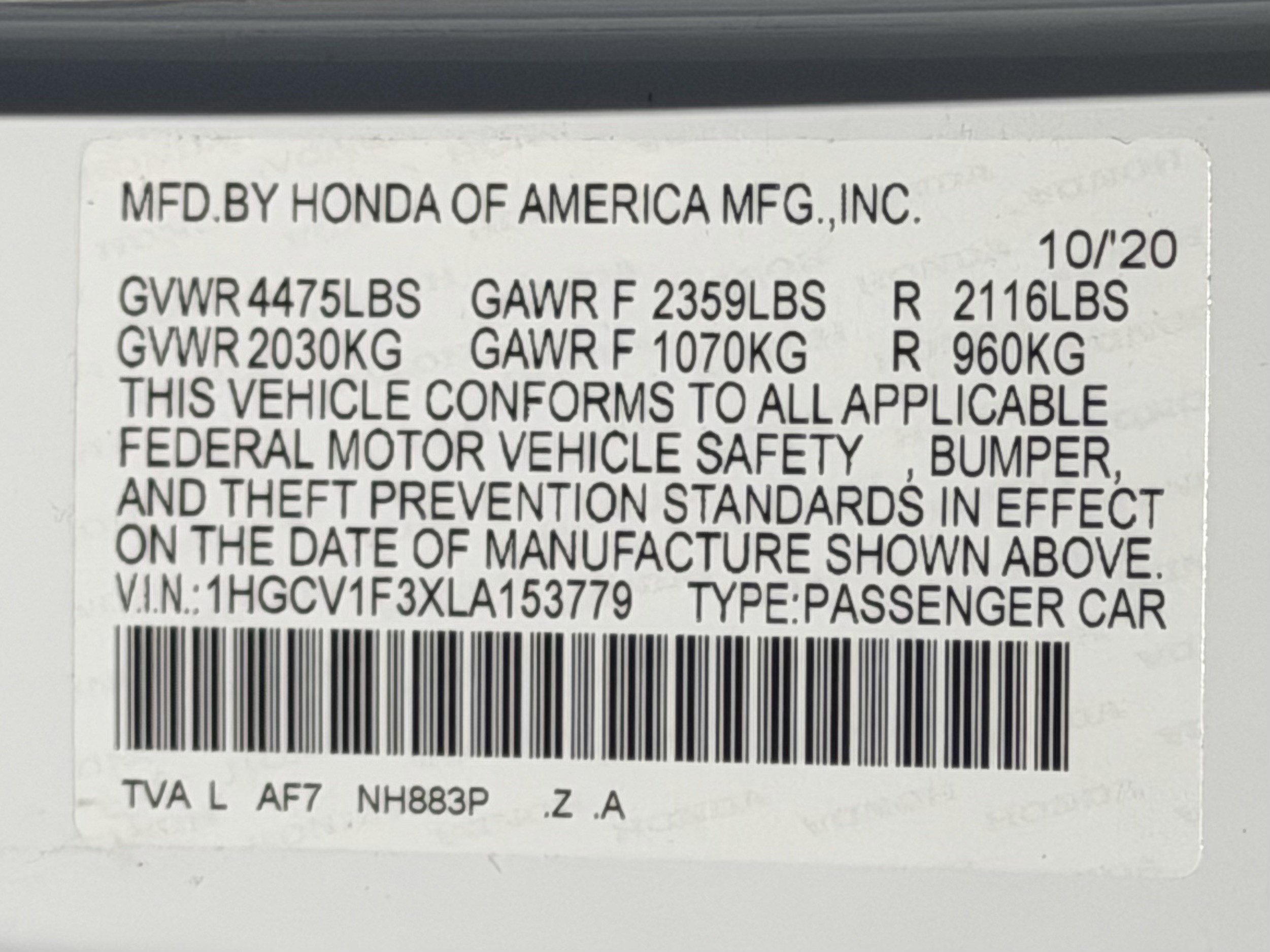 Used 2020 Honda Accord Sport image 28