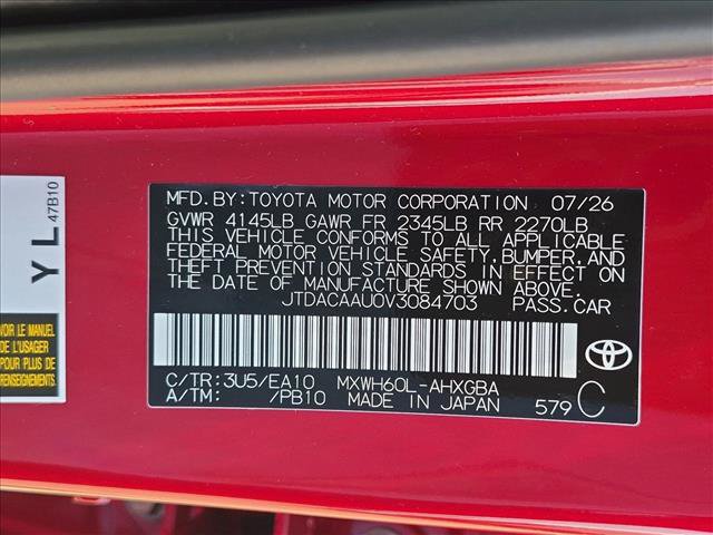 New 2027 Toyota Prius XLE FWD image 17