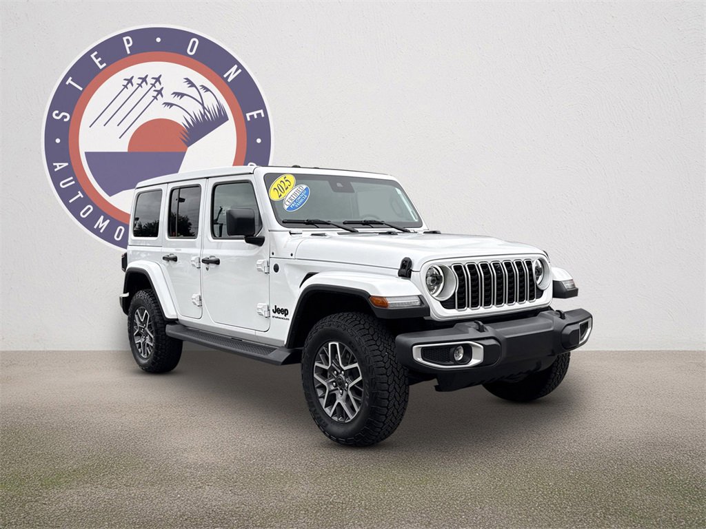 Certified 2025 Jeep Wrangler Sahara w/ Safety Group image 2