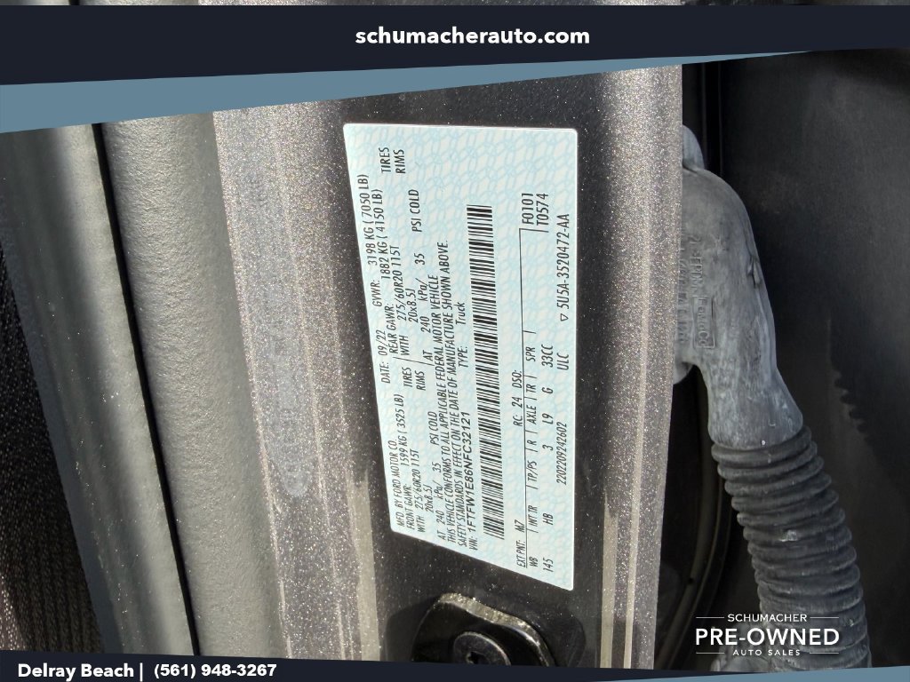 Used 2022 Ford F150 Lariat w/ Equipment Group 502A High AWD/4WD image 19