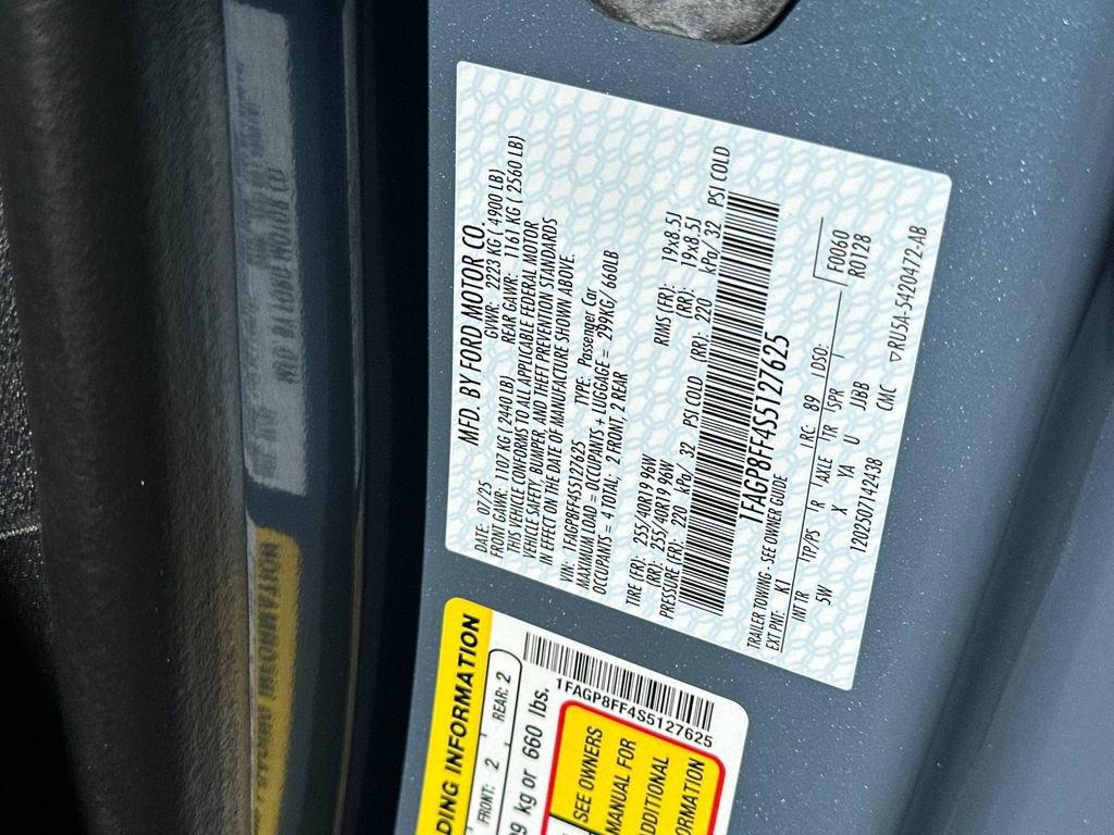 Certified 2025 Ford Mustang GT Premium RWD image 27