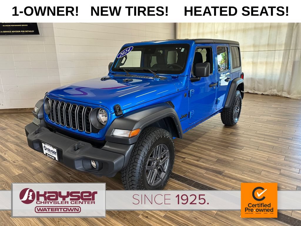 Certified 2024 Jeep Wrangler Unlimited Sport AWD/4WD image 1