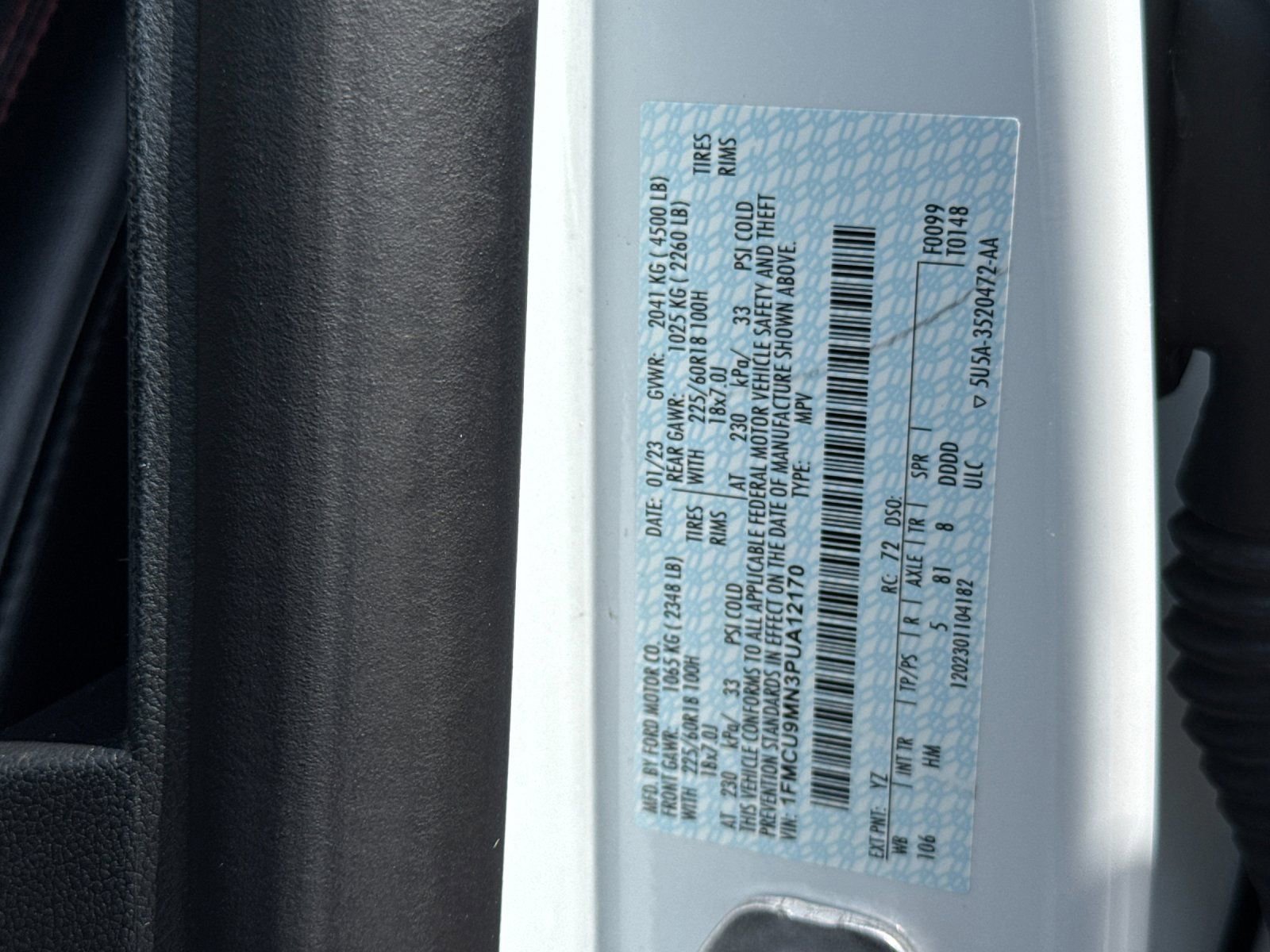 Used 2023 Ford Escape ST-Line w/ Tech Pack #1 image 37