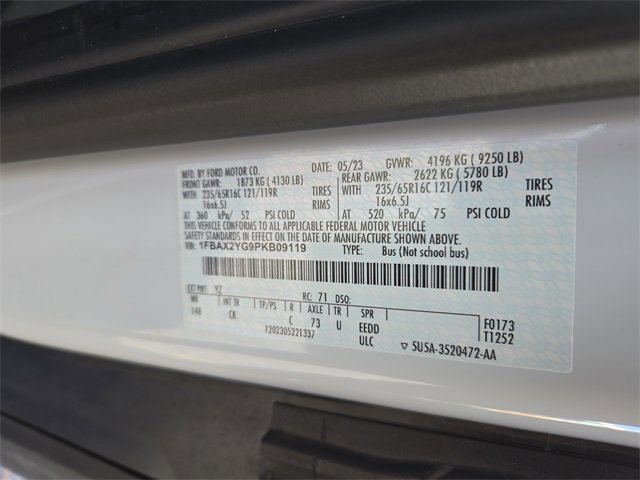 Used 2023 Ford Transit 350 XLT image 38