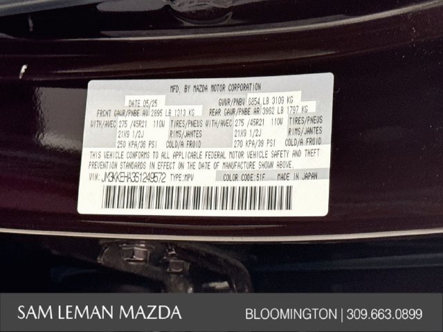 Used 2025 MAZDA CX-90 Plug-In Hybrid w/ Premium Plus AWD/4WD image 34