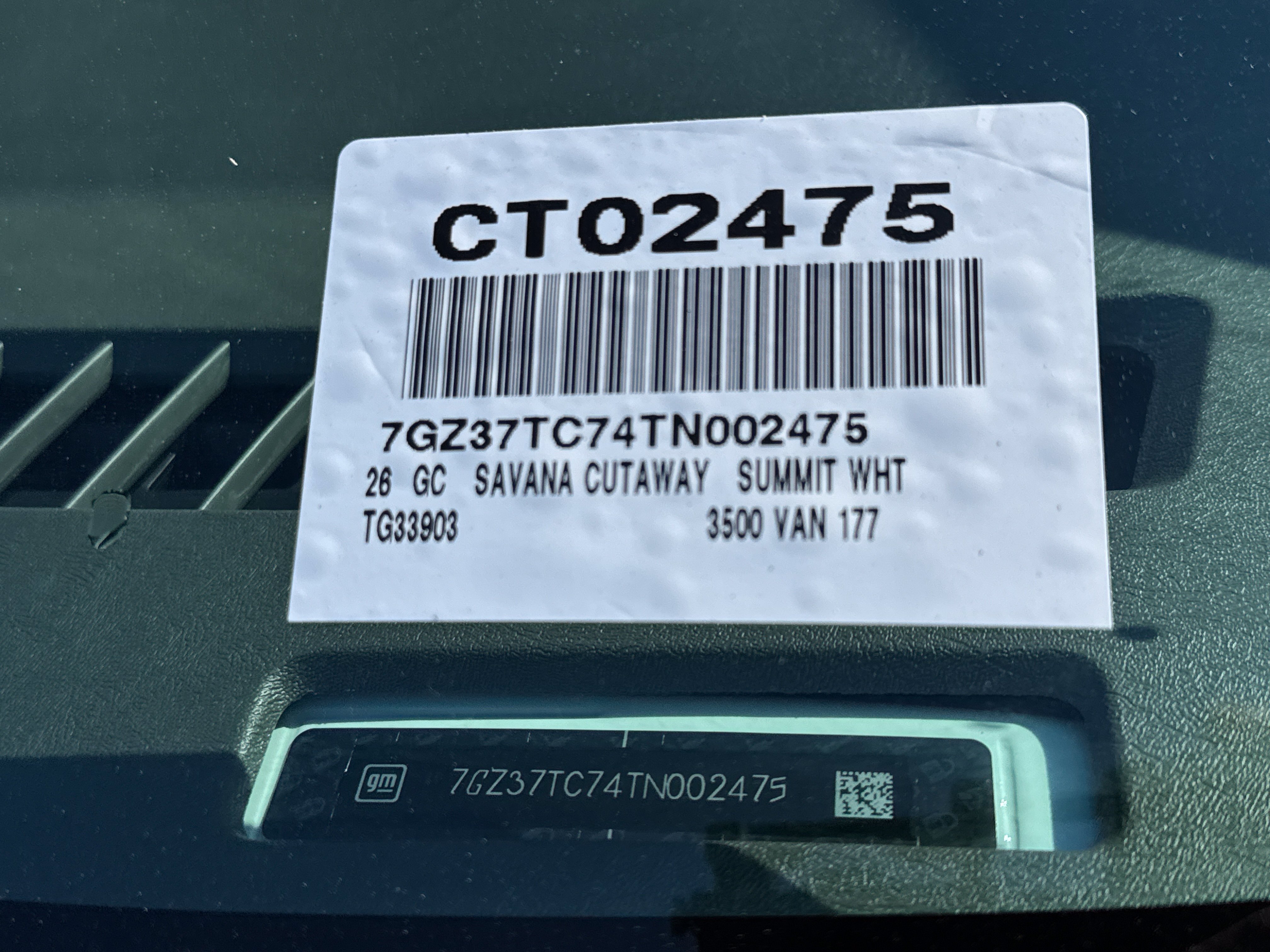 New 2026 GMC Savana 3500 Extended w/ Power Convenience Package RWD image 36