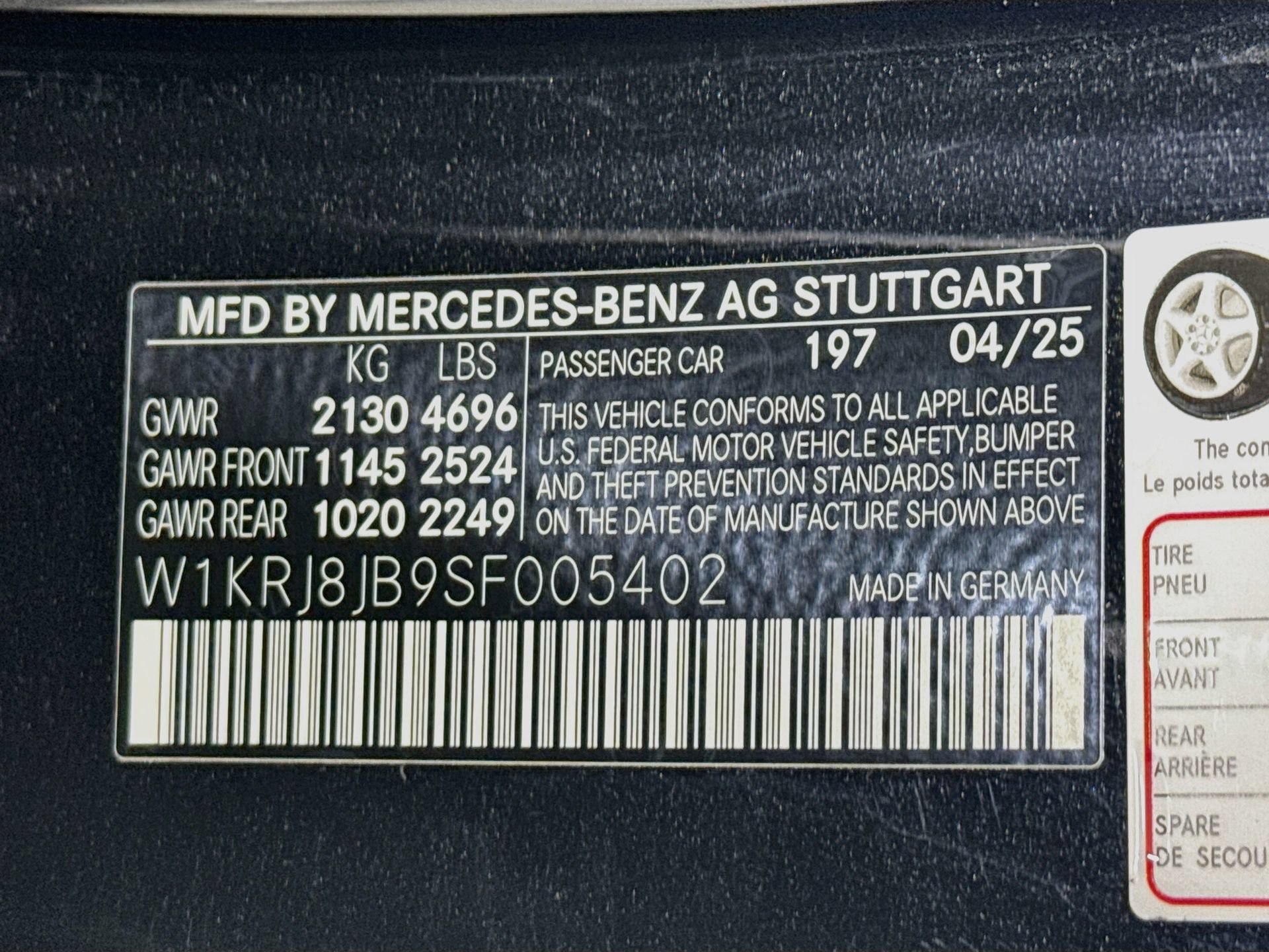 Certified 2025 Mercedes-Benz AMG GT 63 image 32