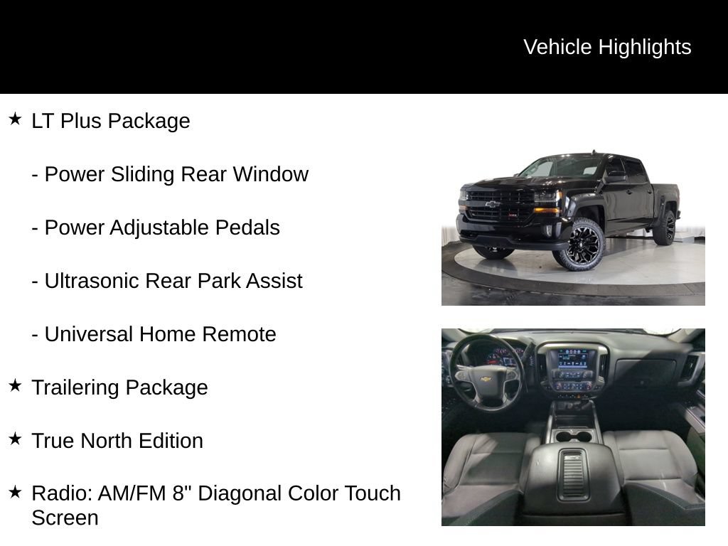 Used 2018 Chevrolet Silverado 1500 LT w/ True North Edition AWD/4WD image 7