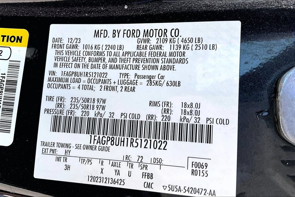 Used 2024 Ford Mustang Premium RWD image 29