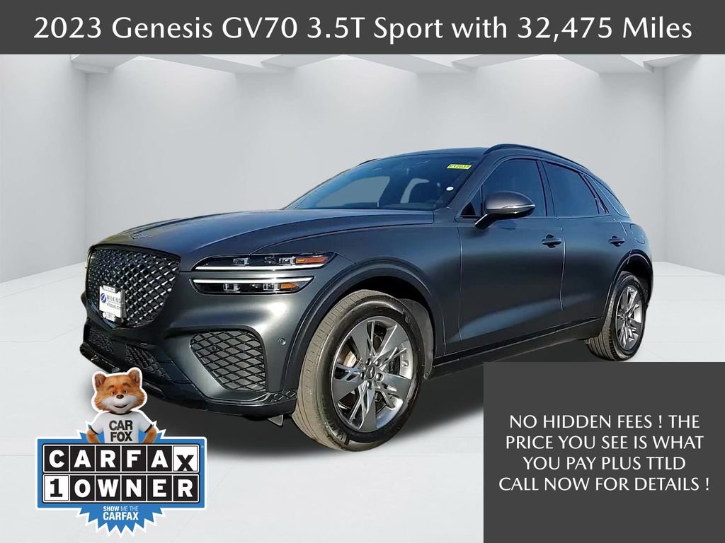 Used 2023 Genesis GV70 3.5T Sport w/ Sport Advanced Package image 1