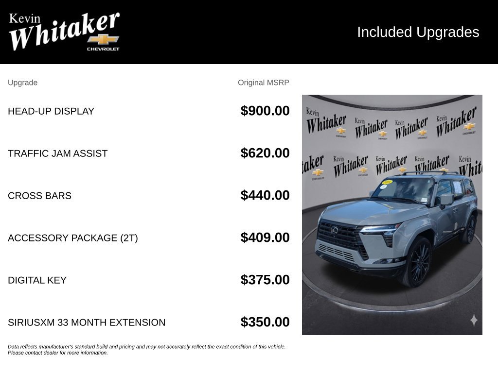 Used 2025 Lexus GX 550 w/ Accessory Package (2T) AWD/4WD image 7