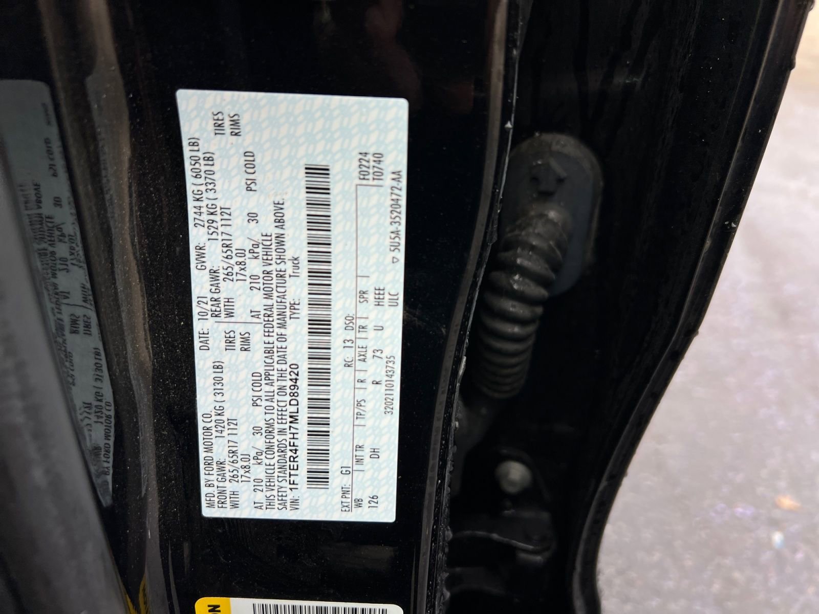 Used 2021 Ford Ranger Lariat w/ Equipment Group 501A High AWD/4WD image 40