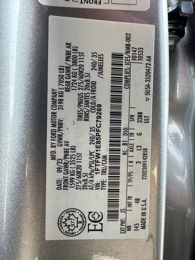Used 2023 Ford F150 XLT w/ Equipment Group 302A High AWD/4WD image 27