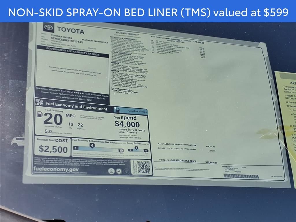 New 2026 Toyota Tundra Platinum image 7