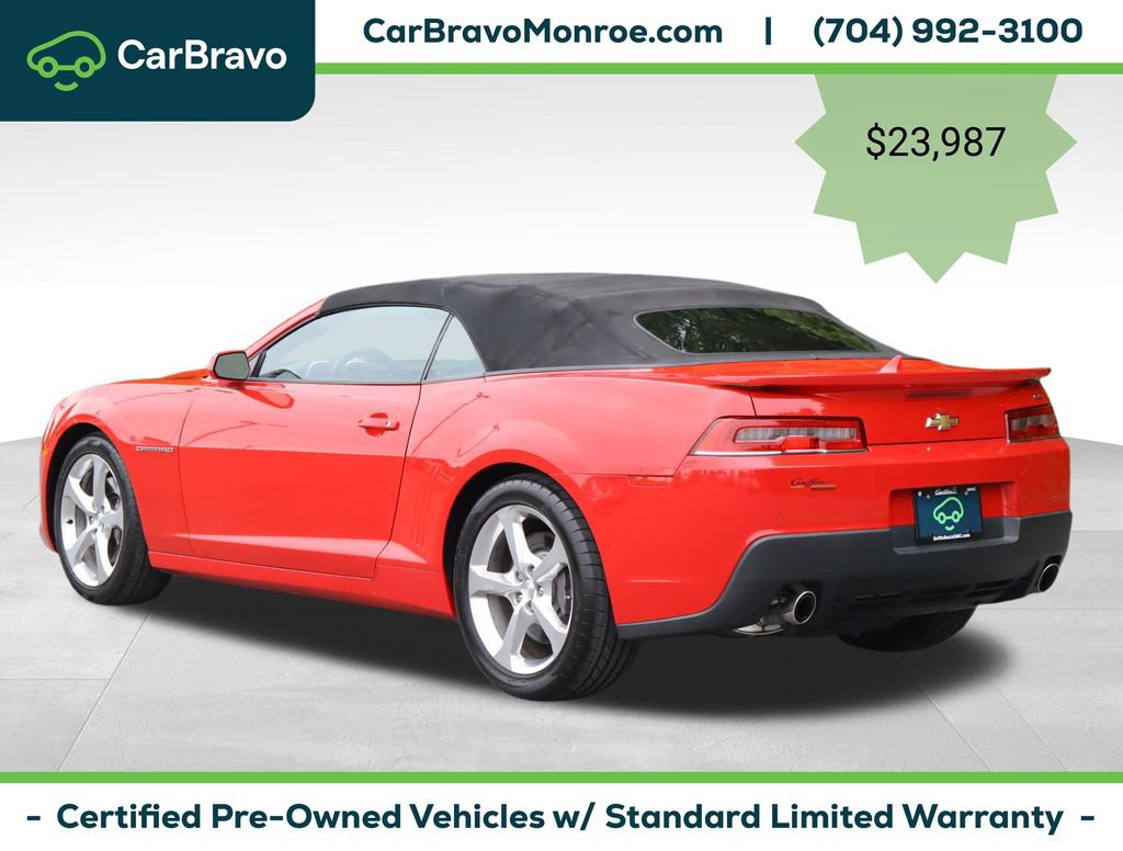 Certified 2015 Chevrolet Camaro SS w/ RS Package RWD image 4