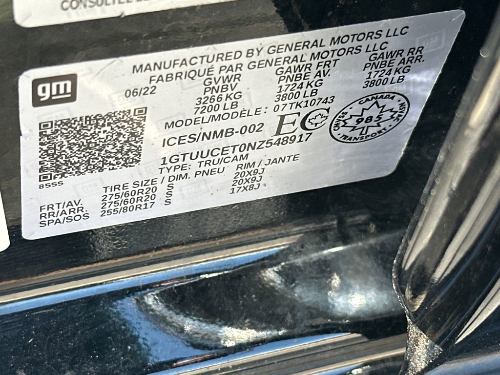 Used 2022 GMC Sierra 1500 Elevation AWD/4WD image 32