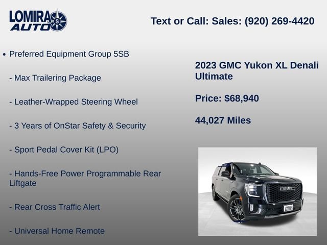 Used 2023 GMC Yukon XL Denali Ultimate AWD/4WD image 27