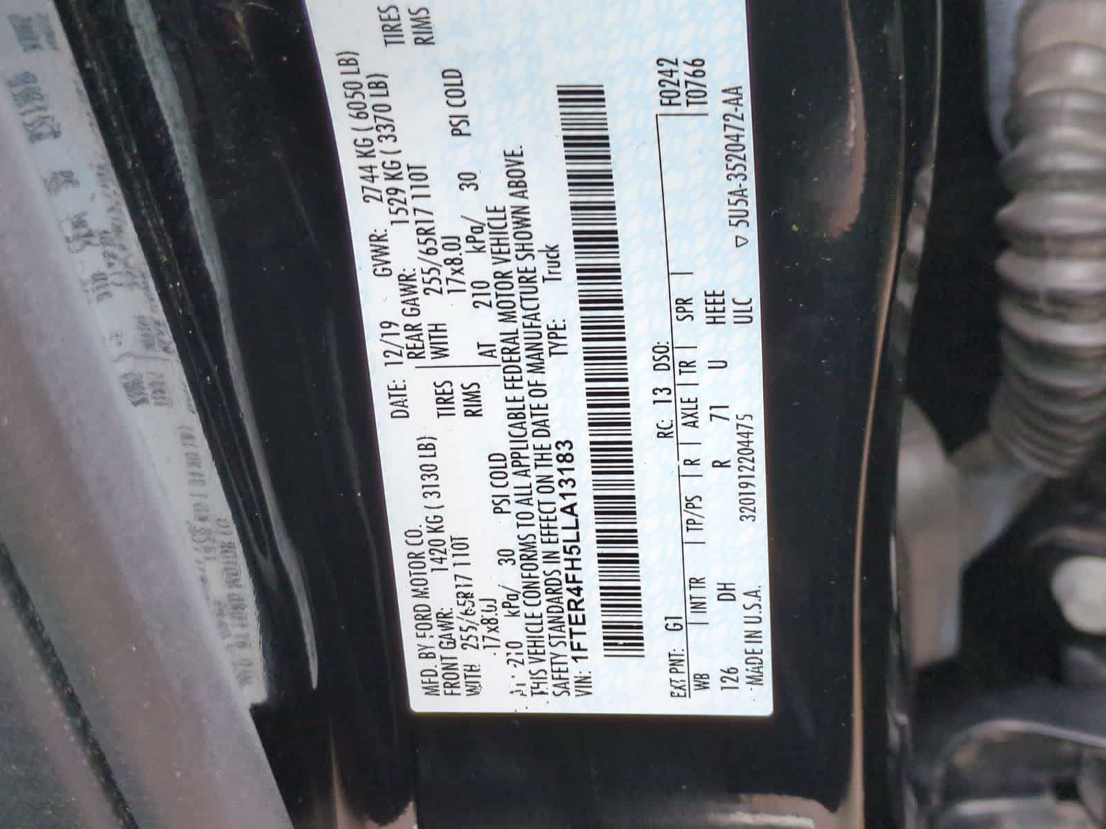 Used 2020 Ford Ranger Lariat w/ Equipment Group 501A Mid AWD/4WD image 36