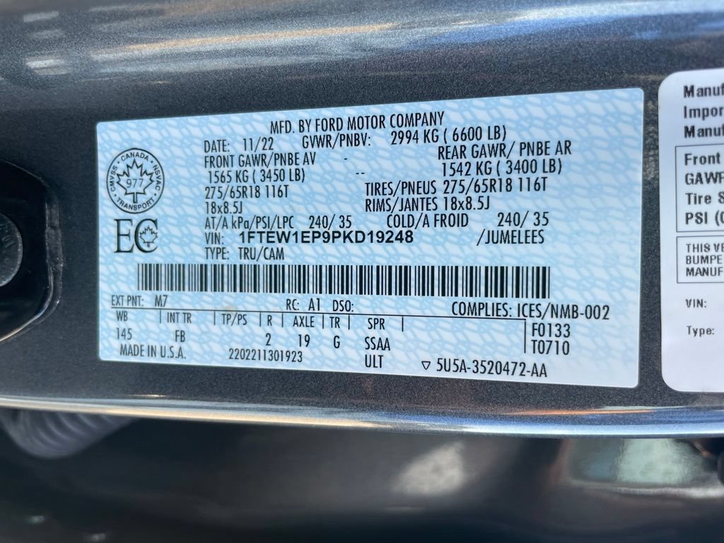Used 2023 Ford F150 XLT w/ Equipment Group 302A High AWD/4WD image 43