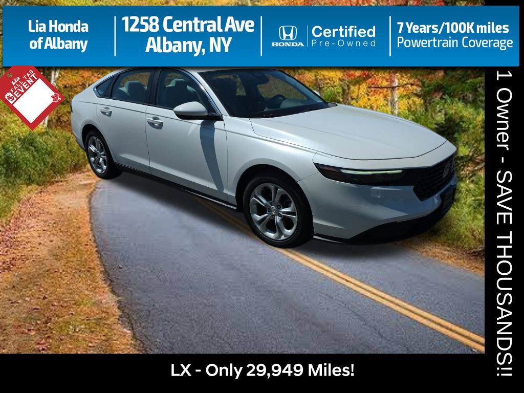 Certified 2023 Honda Accord LX