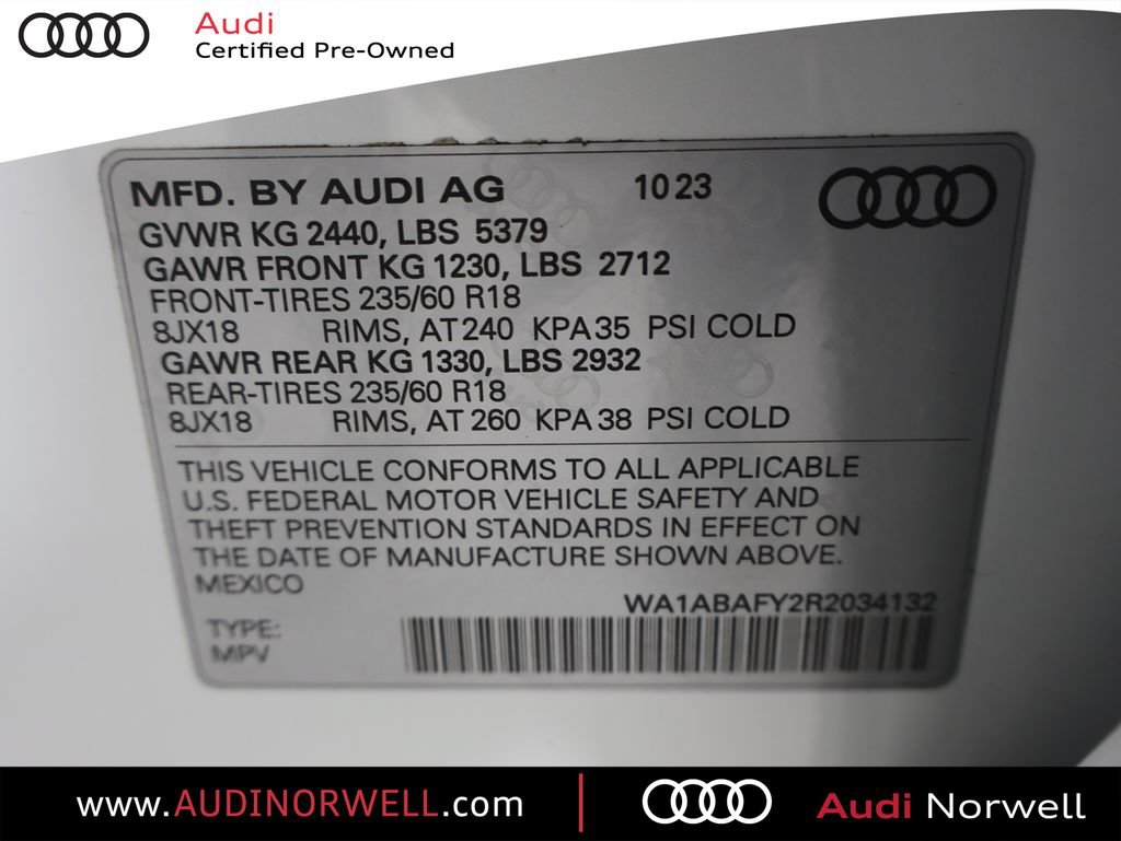 Certified 2024 Audi Q5 Premium AWD/4WD image 3