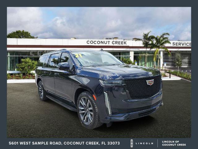 Used 2021 Cadillac Escalade ESV Sport w/ Driver Assist Tech Package
