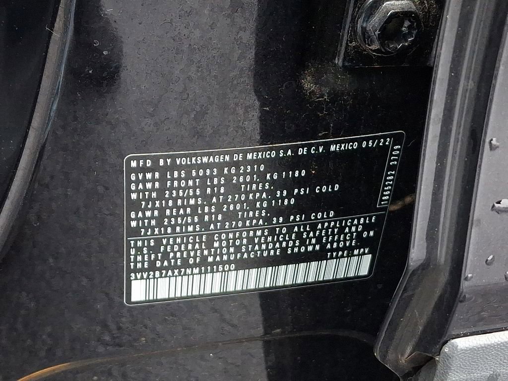 Certified 2022 Volkswagen Tiguan SE w/ Panoramic Sunroof Package image 28