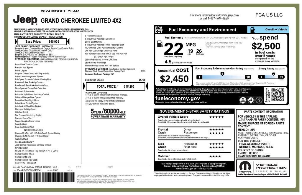 Used 2024 Jeep Grand Cherokee Limited image 4