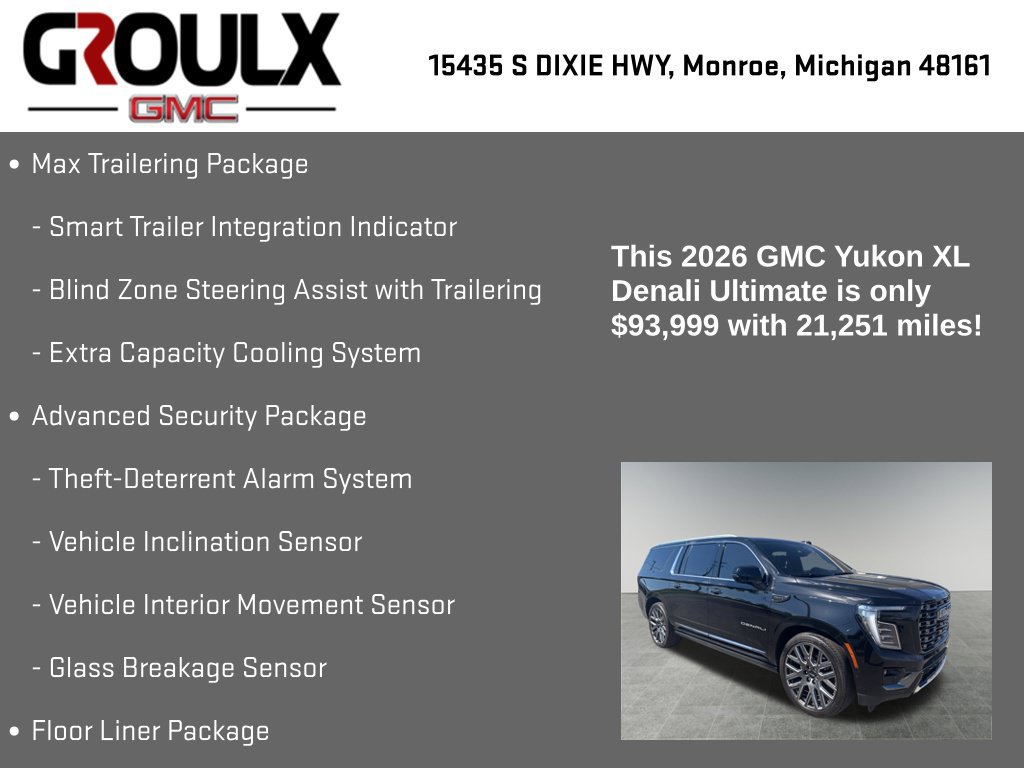 Used 2026 GMC Yukon XL Denali Ultimate AWD/4WD image 24
