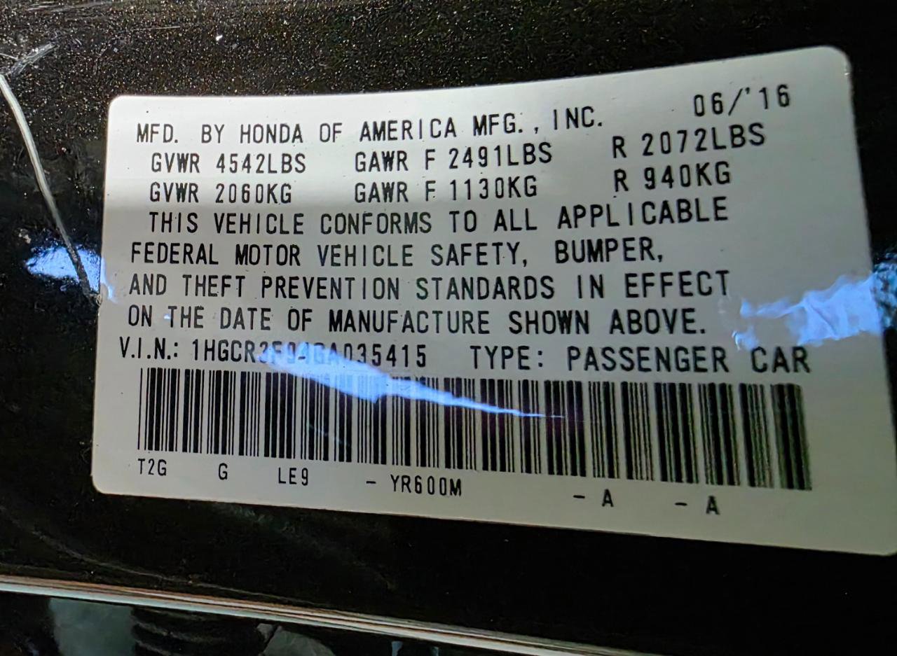 Used 2016 Honda Accord Touring image 42