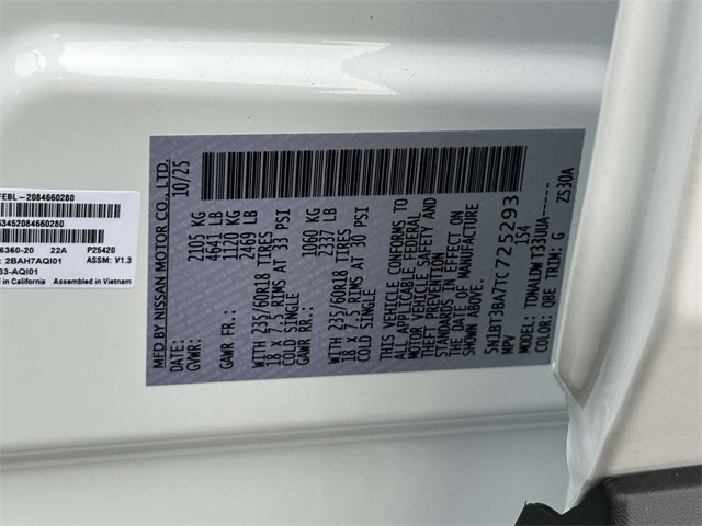 New 2026 Nissan Rogue SV image 24