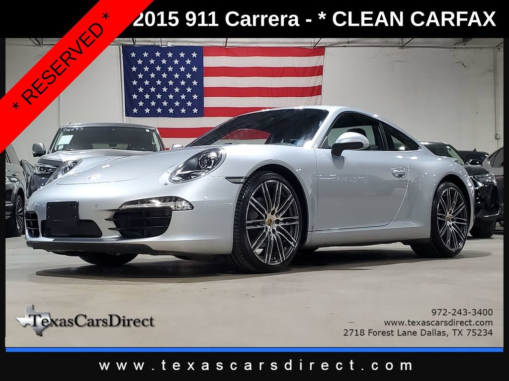 Used 2015 Porsche 911 Carrera