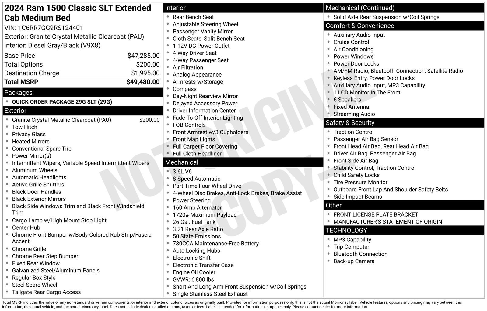 Used 2024 RAM 1500 Classic SLT image 32