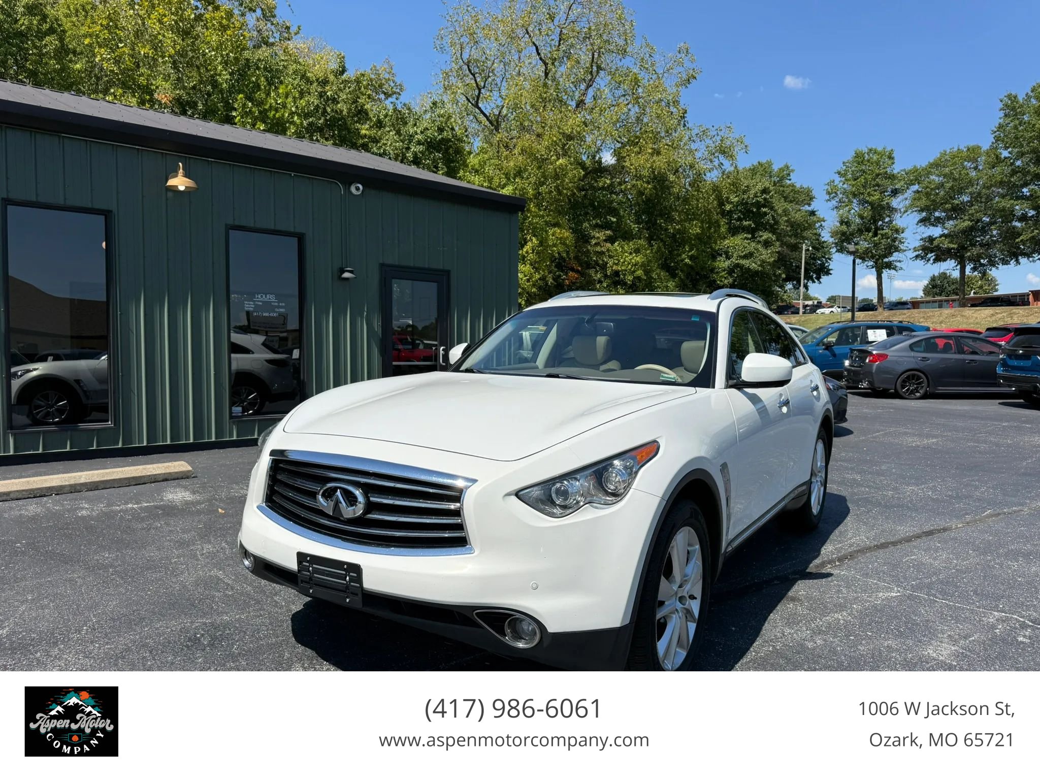 Used 2012 INFINITI FX35 AWD w/ Premium Pkg