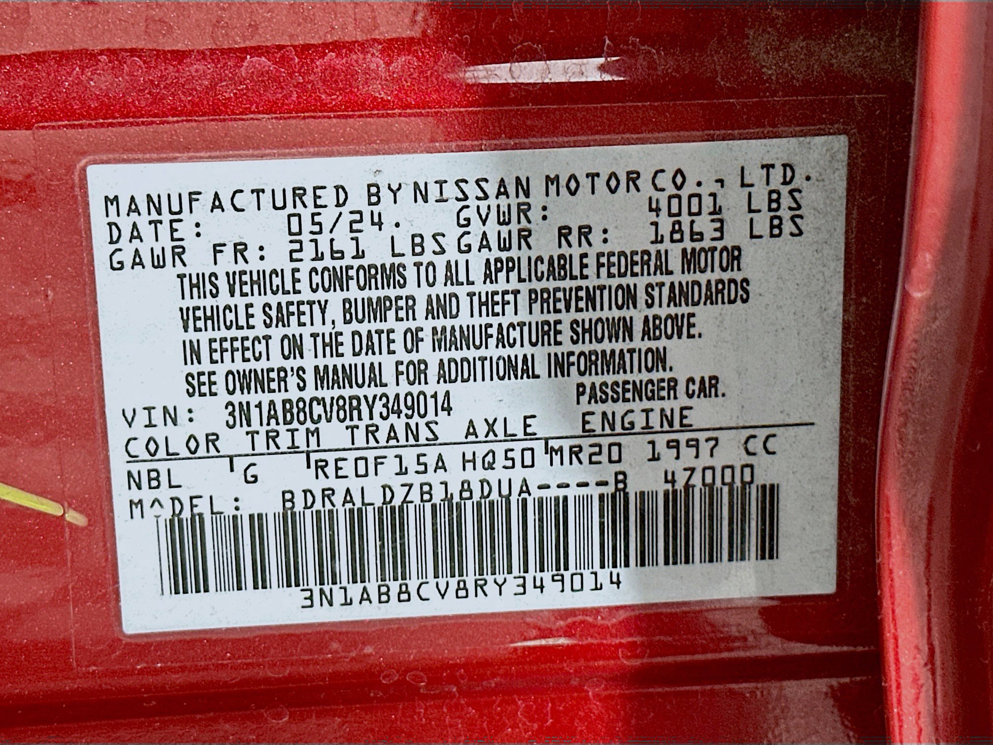 Used 2024 Nissan Sentra SV image 12