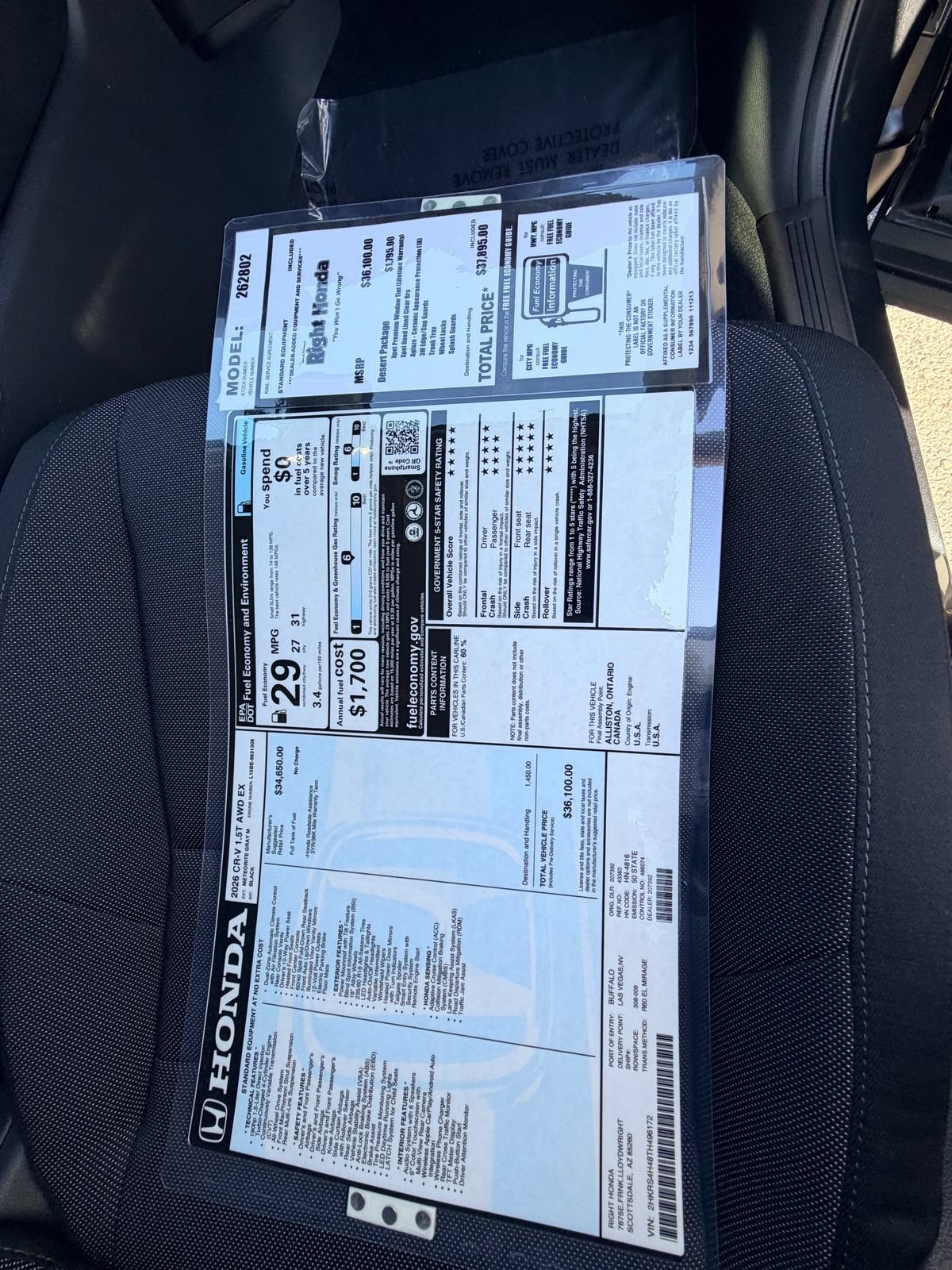 New 2026 Honda CR-V EX image 23